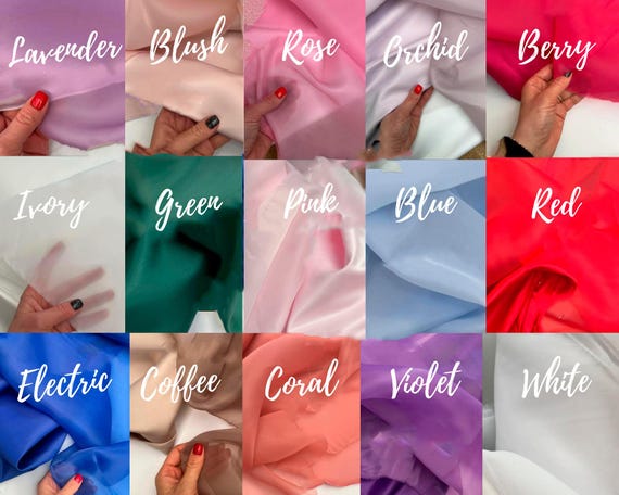 Tela Organza Púrpura Con Metro Ideal Para La Confección De Ropa Y