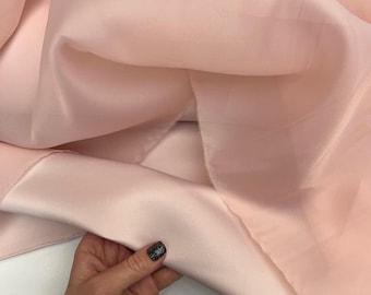 Blush Organza fabric 3.2 yard width Matte Organza fabric Airy White Organza Fabric Wedding dress fabric Sheer Matte Ivory Organza fabric