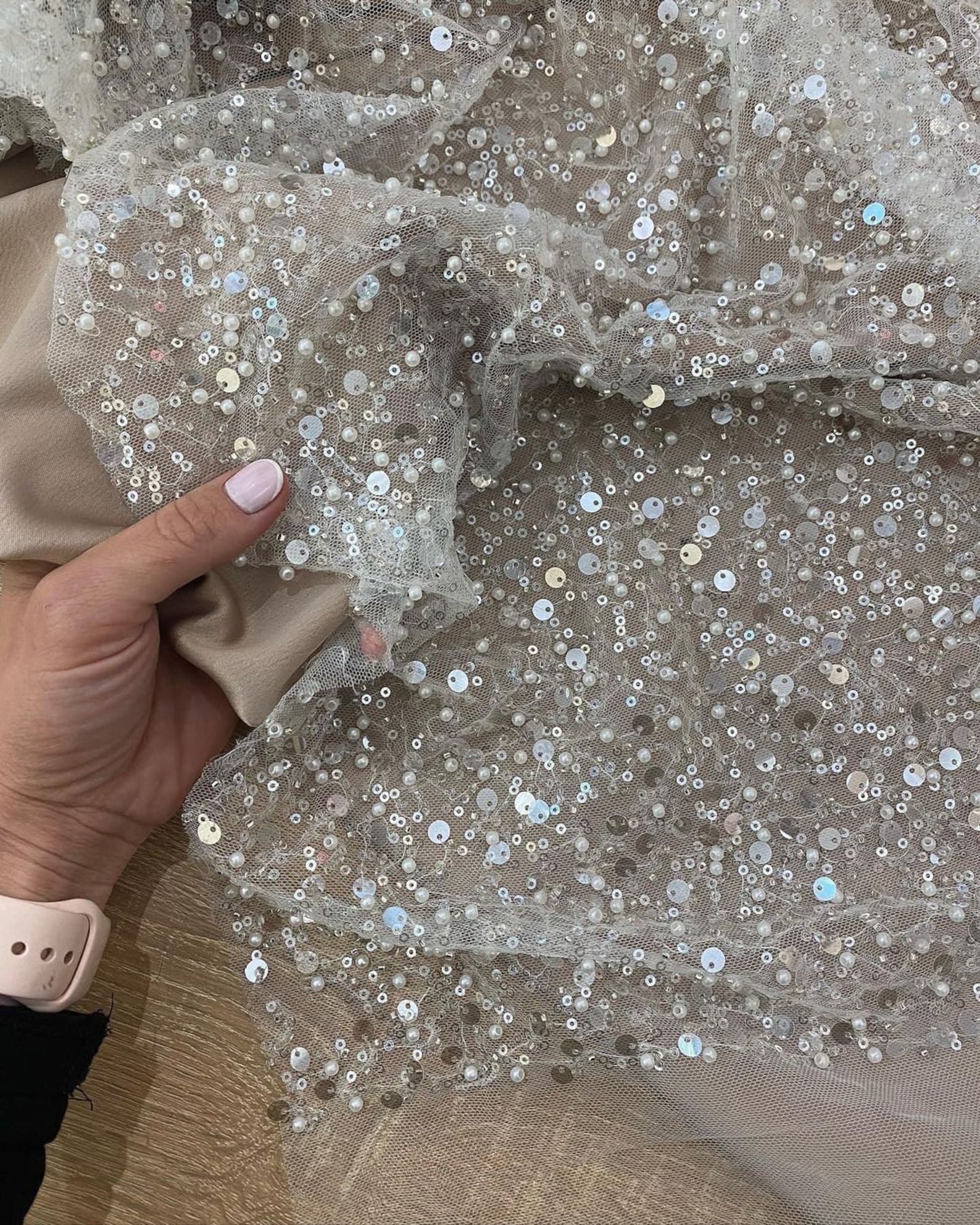 Glourious Singlet Sequins Black Big Sequins