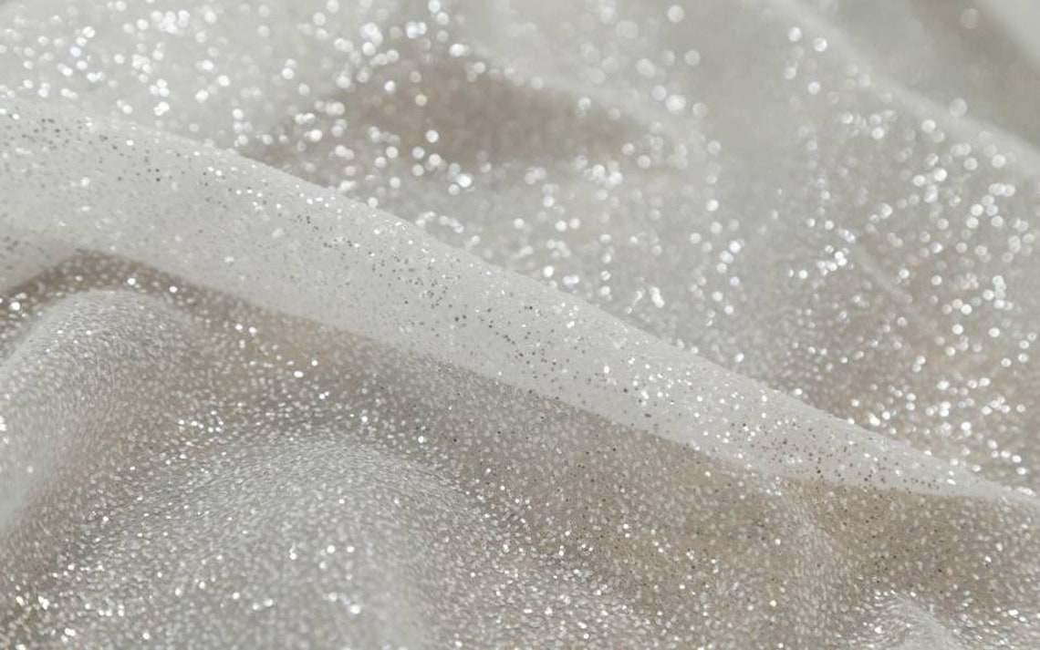 Glitter fabric by the yard Ivory glued glitter lace fabric Etsy