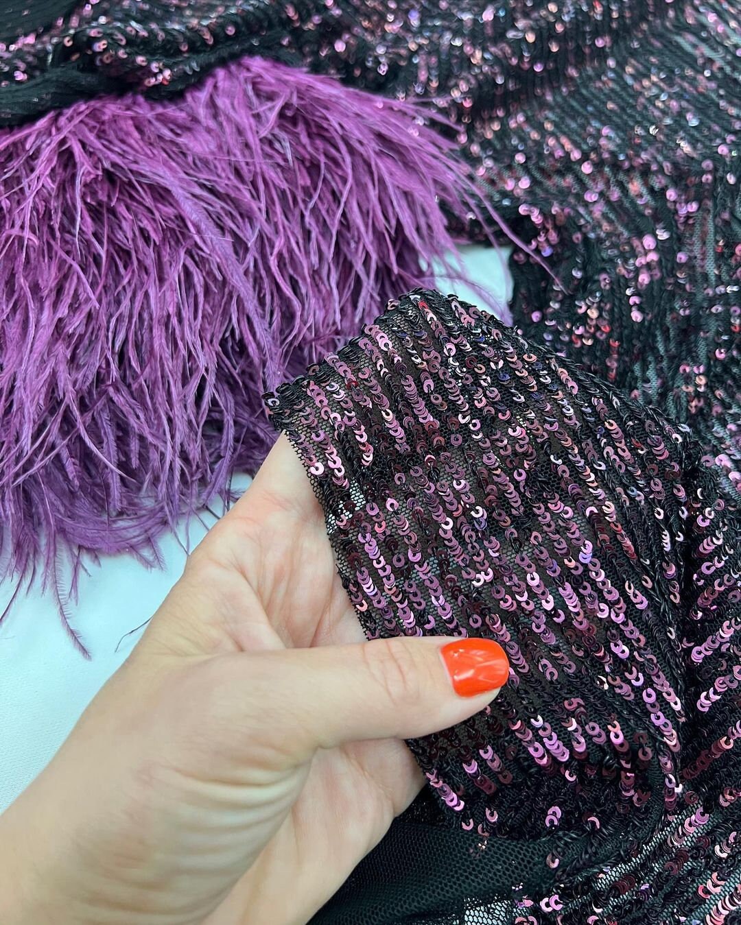 BLUSH Stretch Sequins Fabric Glitters Sequins Fabric Full Etsy