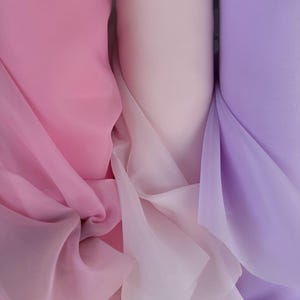 Organza fabric 3.2 yard width Sheer Matte Organza fabric White Organza Fabric Wedding dress fabric Sheer Matte Ivory Organza fabric