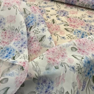 Organza floral pattern fabric Organza lace fabric Flowers Organza Fabric Wedding dress fabric Sheer Shiny Organza fabric
