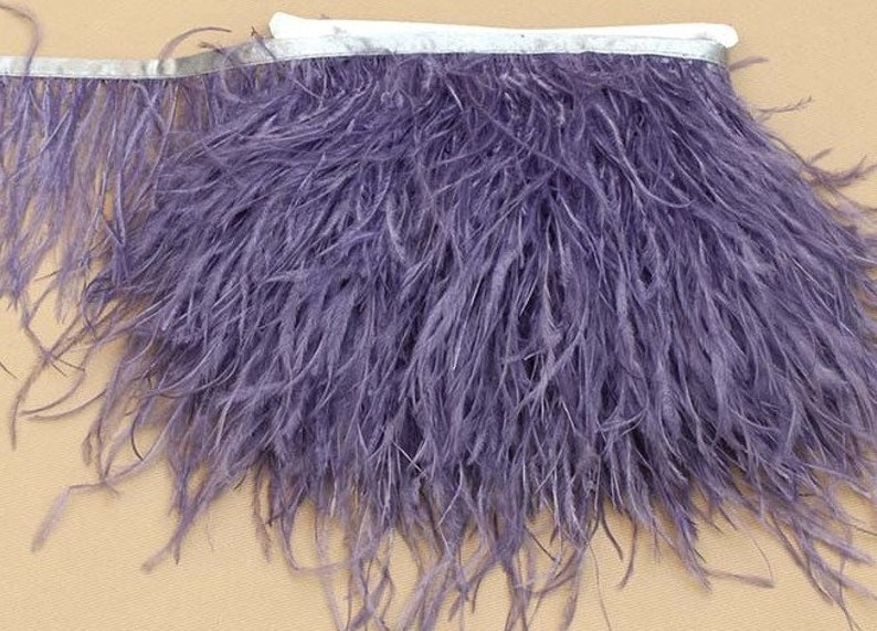 Feathers TRIM Ostrich feathers Feather trim Craft feathers Color feathers Pink feathers Dress feather feather fringe Skirt feather trim