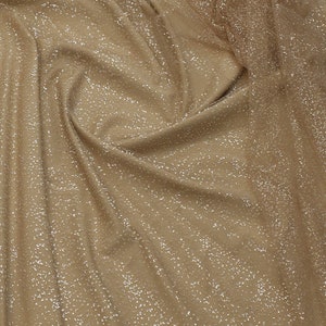 Shimmer Glitter Tulle Fabric 3.2 Yards Width, White Glitter Fabric ...
