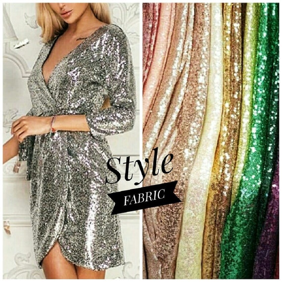 telas con brillos para vestidos de fiesta