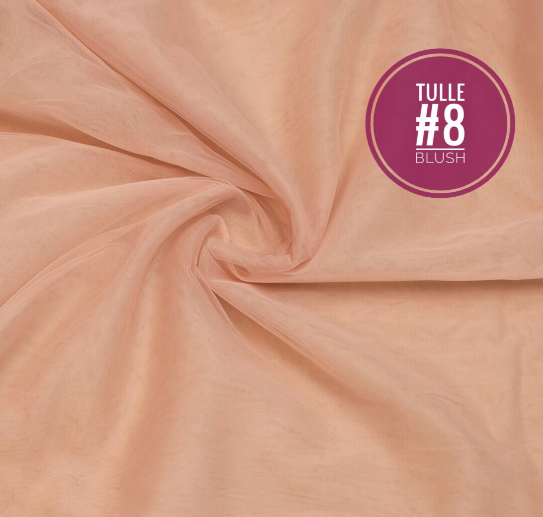 Pink Blush Tulle fabric Wedding Tulle Wholesale Tulle By Etsy