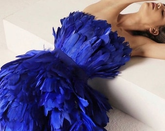 Perfect Rooster Feather Trim Feathers fringe White Rooster Feather trim Craft Color feather decoration Black feathers Dress feather