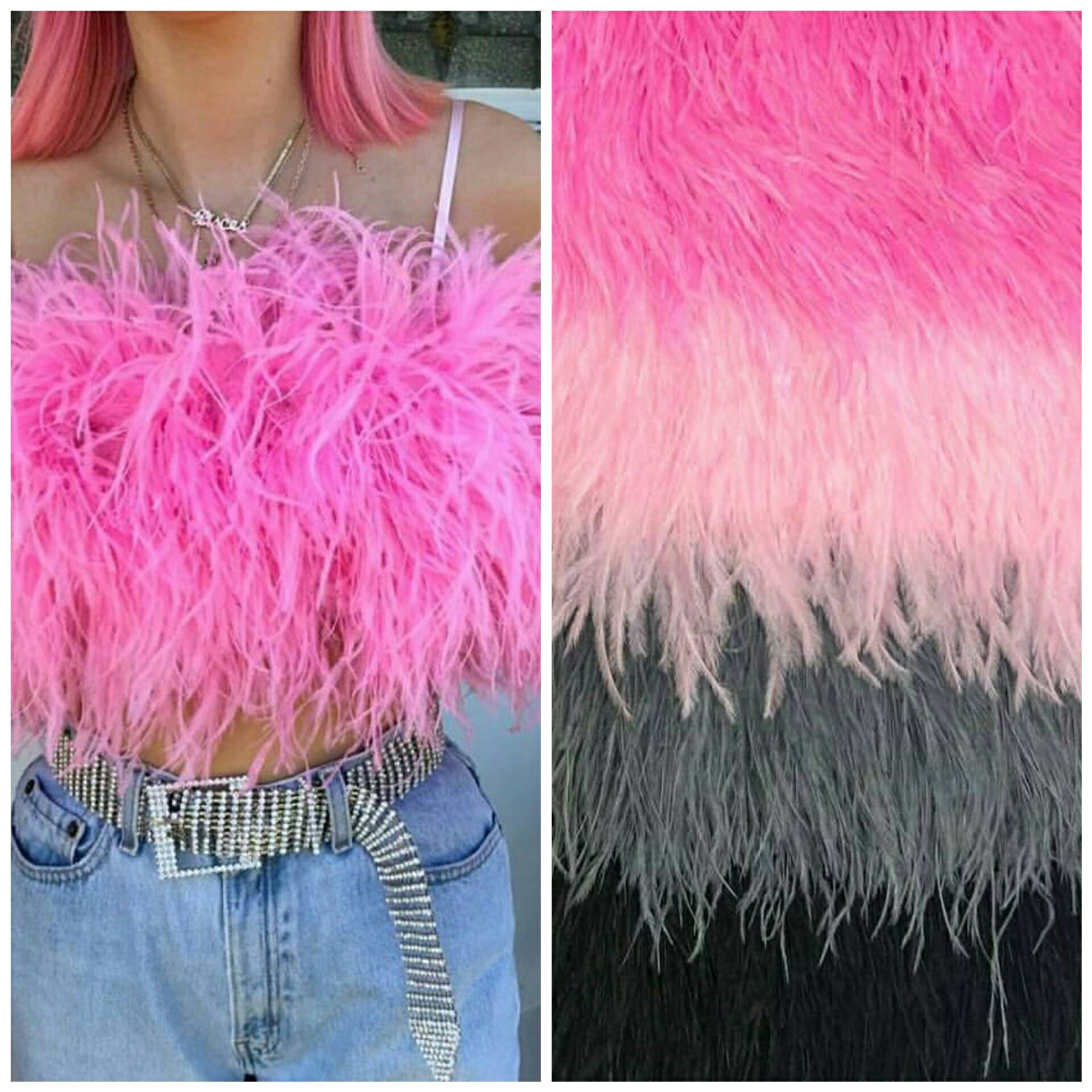 Ostrich Feather Trim