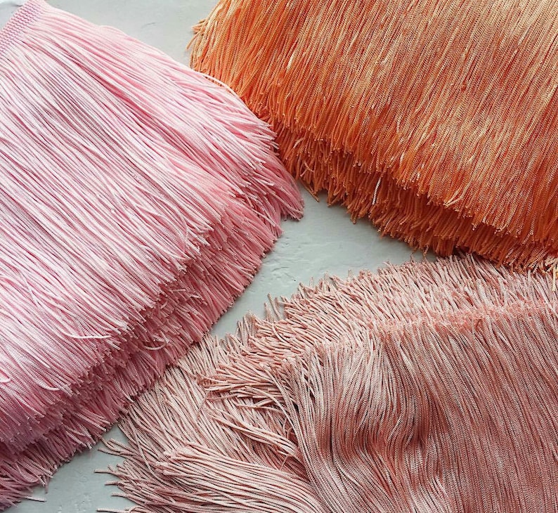 Fringe Trim 6'' Inch Long Fringe Long Fringe Fringe Etsy