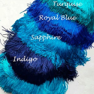 Fringe trim 6&#39;&#39; Inch Long Fringe - Long fringe Fringe trimming by the yard Long tassel trim bohemian lamp fringe by the yard Bohemian fringe