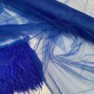 Wedding Glitter 3.2 yards width Tulle by yard White glued glitter tulle fabric White Glitter Tulle Glitter fabric roll Wedding dress fabric