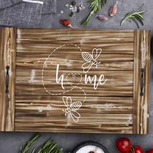 Honey Bee Home - Planche à nouilles - Housse de cuisinière - Décoration de cuisine - Idée cadeau de Noël