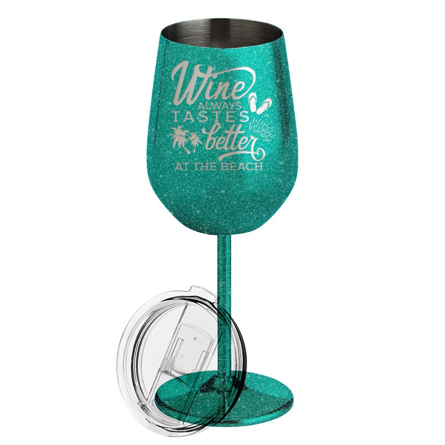 Flâneur Logo'd Yeti Wine Glass