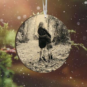 Custom Photo Wood Ornament - Personalized Laser Cut Ornament - Direct Printed to Wood