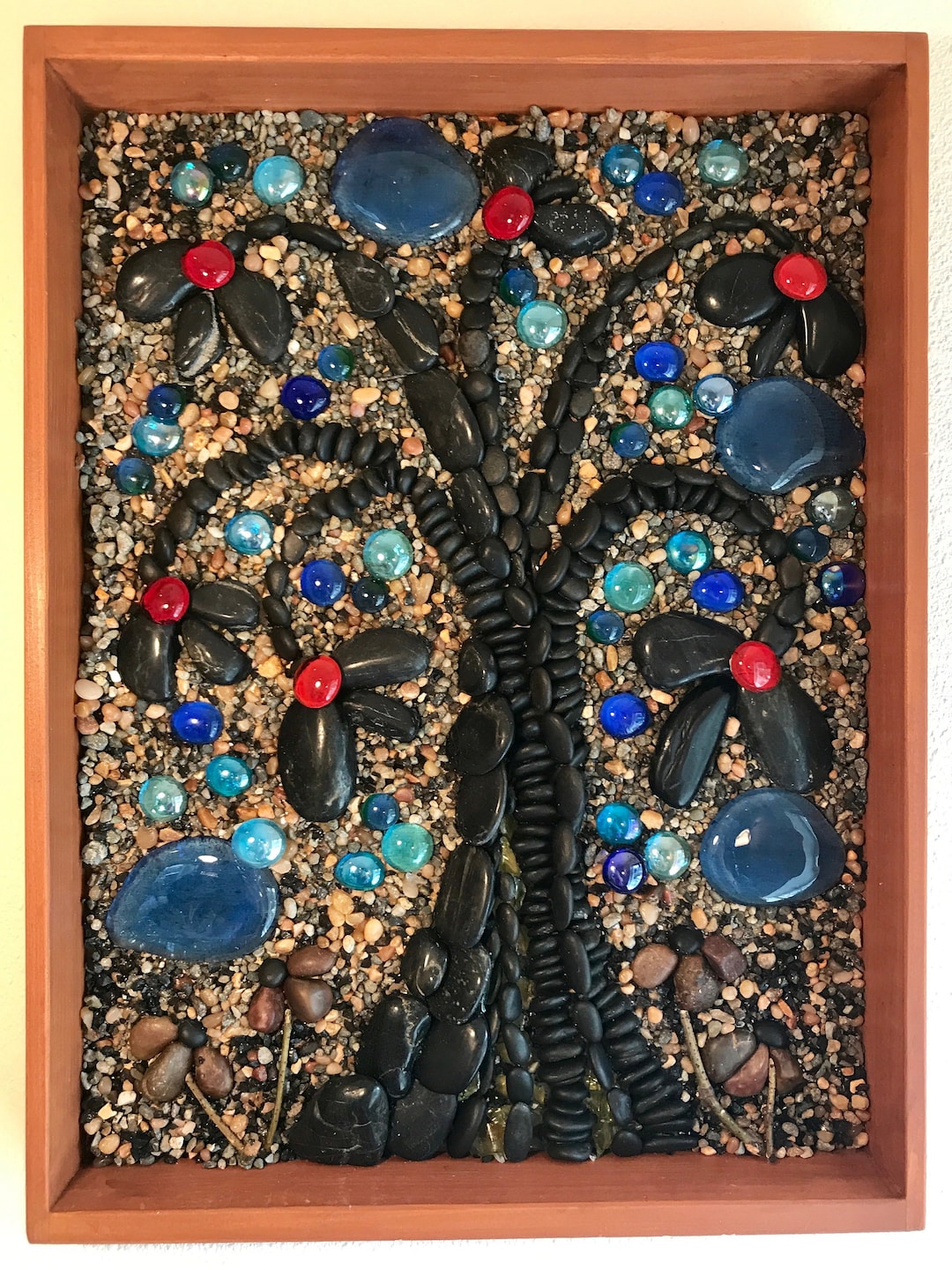 Rock & Glass Shadow Box - Etsy