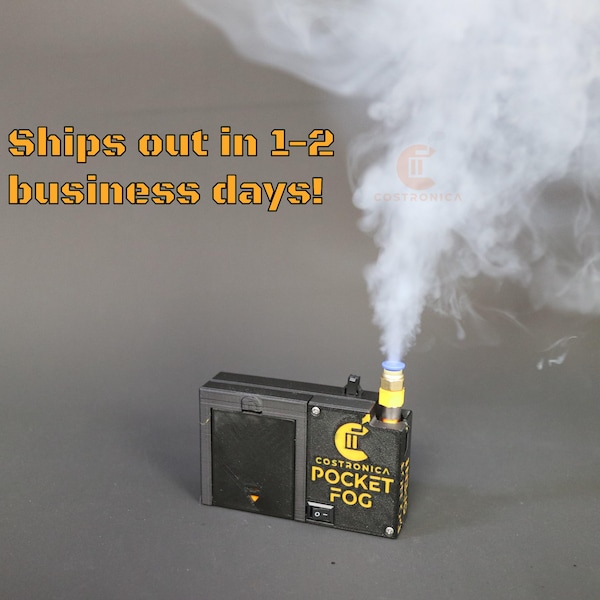 Mini Smoke Machine v3 • Handheld Fog Effect for Cosplay, Tabletop Gaming, Photography and Costume Props