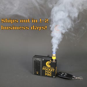 Mini Smoke Machine RC v3 • Remote Control Fog Effect for Cosplay, Tabletop Gaming, Photography and Costume Props