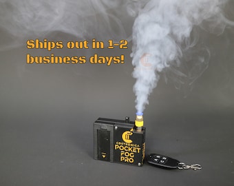 Mini Smoke Machine RC v3 • Remote Control Fog Effect for Cosplay, Tabletop Gaming, Photography and Costume Props