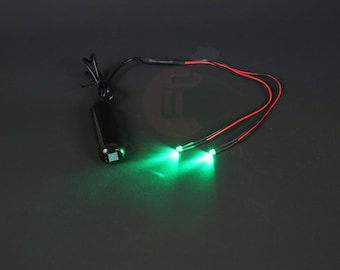 LED-ljuskit för kostym och cosplay, drivs med USB-powerbank