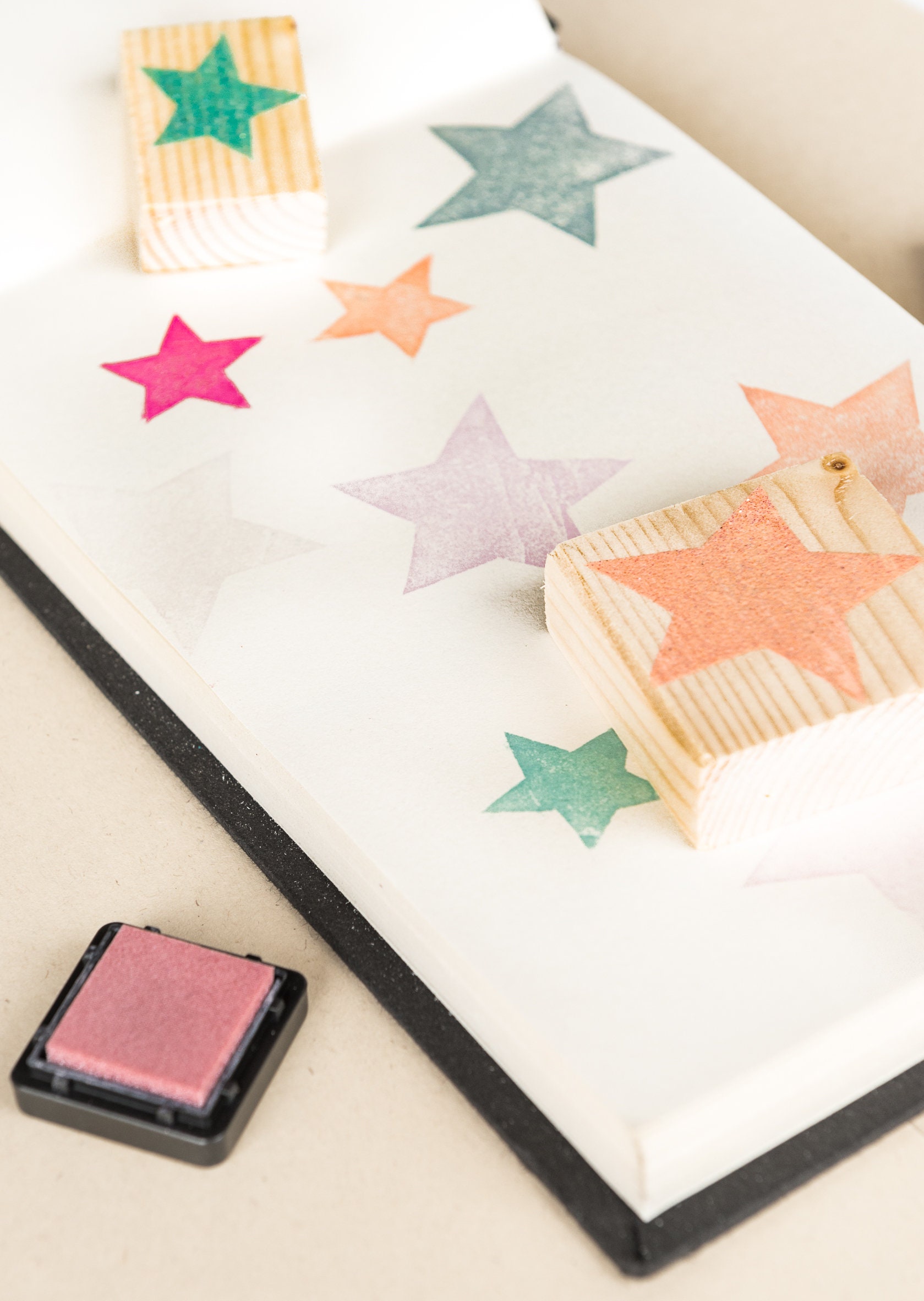 Star Rubber Stamp Set