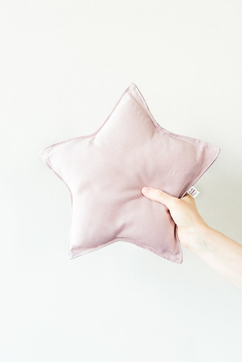 almohada en forma de estrella Rosa