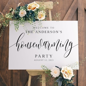 Plantilla de signo de bienvenida de bienvenida, signo de bienvenida de fiesta de bienvenida, Templett, signo de bienvenida, #B95