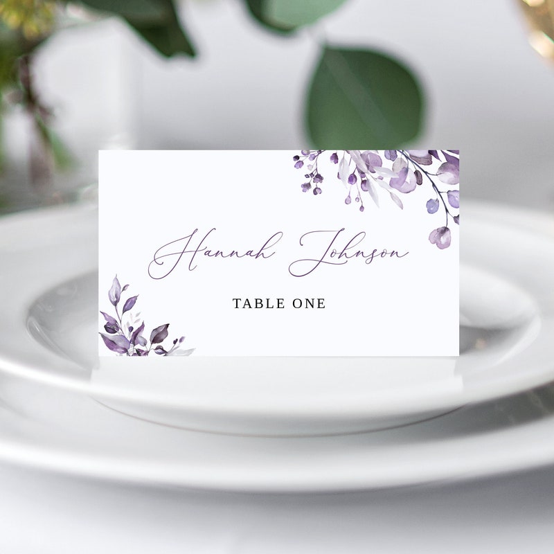 Wedding Name Card Etsy