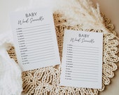 Baby Word Scramble Game Template, Baby Shower Quiz, Editable Baby Shower Game, Gender Neutral, B220