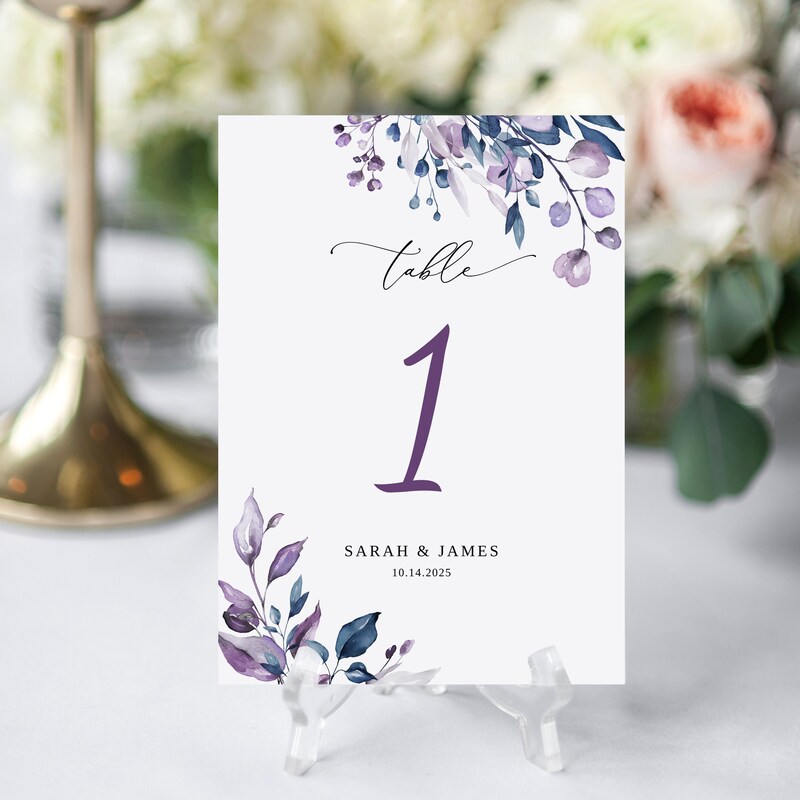 Navy Table Numbers - Etsy
