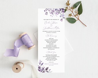 Purple Wedding - Etsy