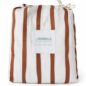 Organic Cotton Fitted Sheet - Coco Stripe