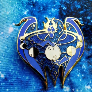 Moon/Lunar Eclipse Dragon Enamel Pin