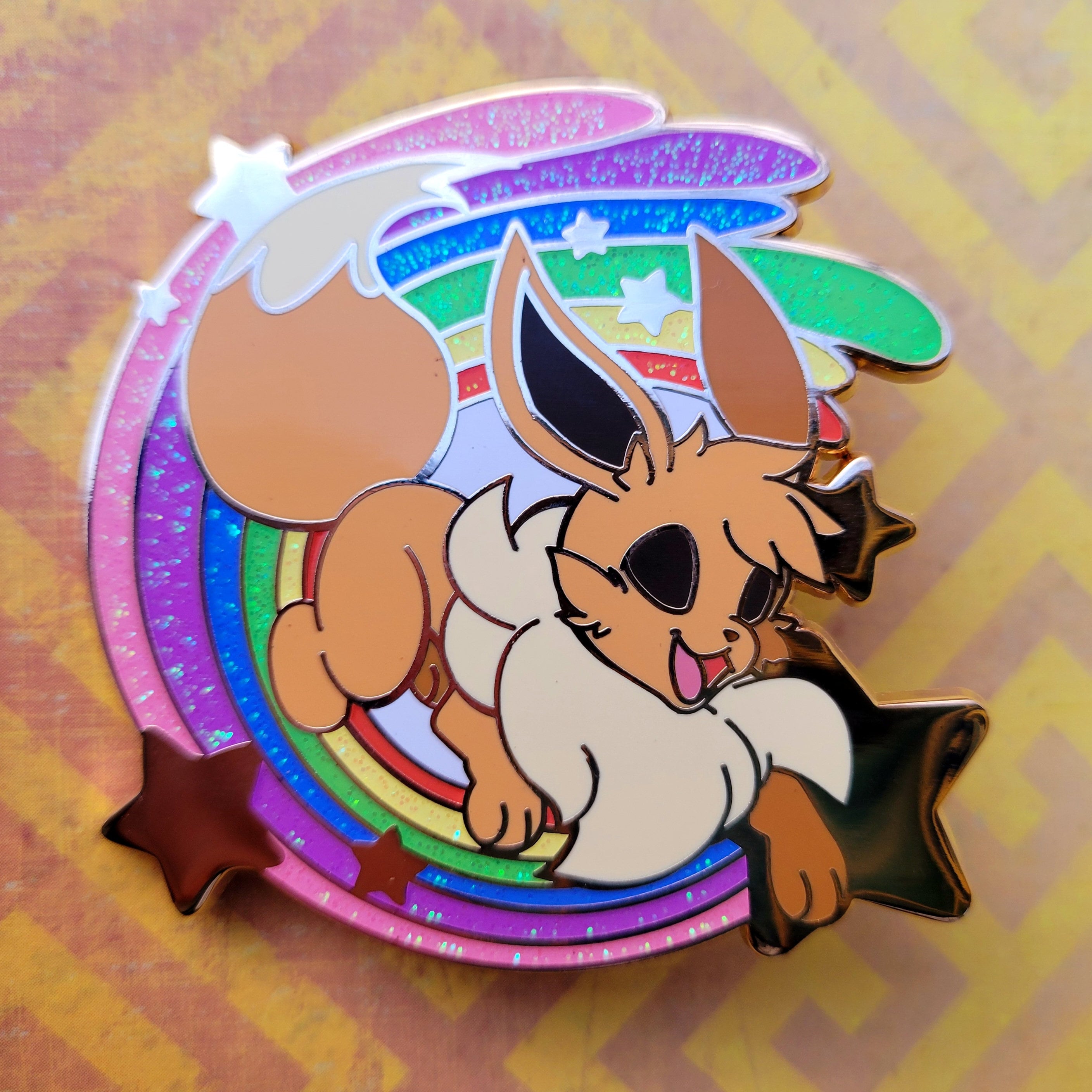 Pokemon Eeveelutions Spinning Enamel Pin – Pugnacious Pins