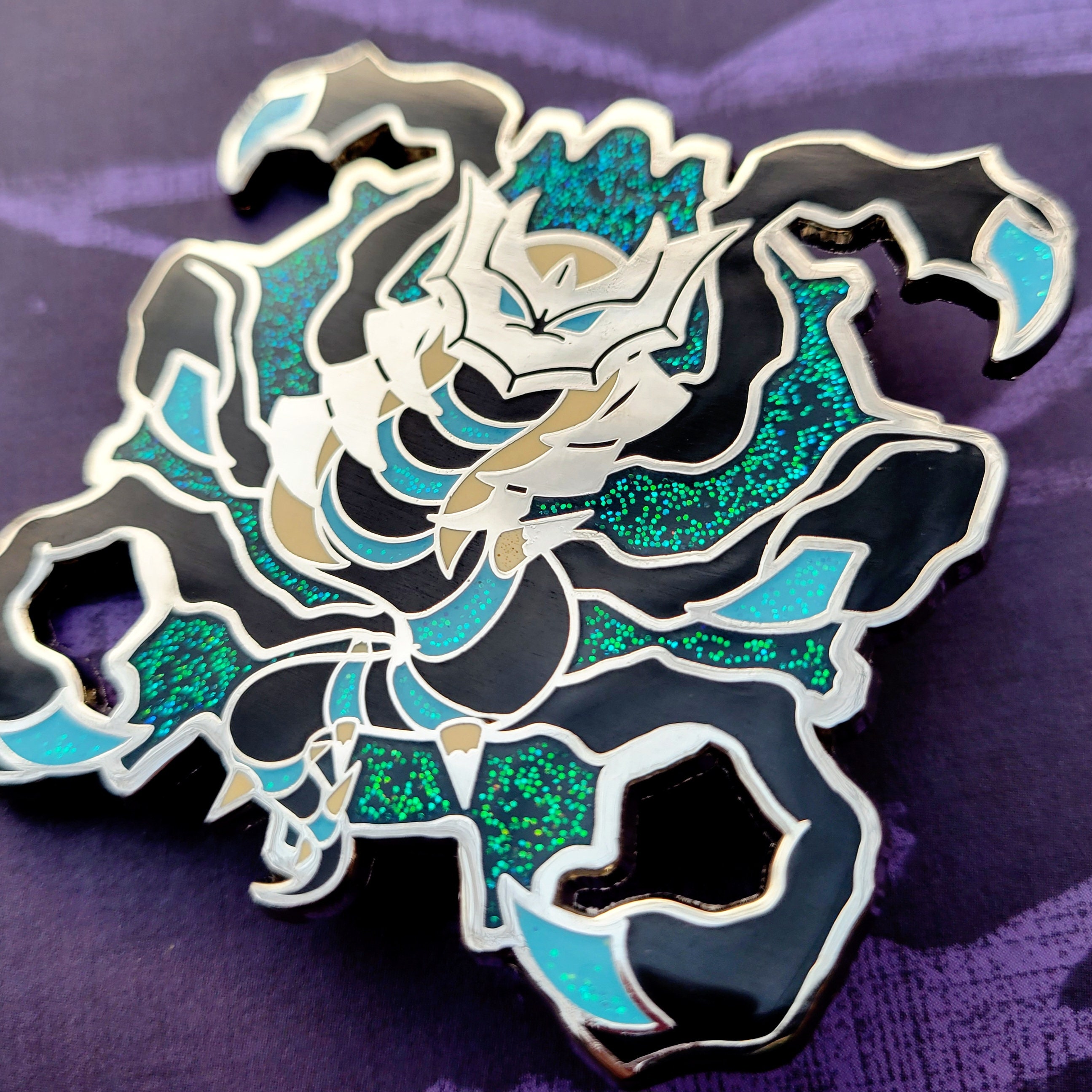 Pokemon Giratina Origin Forme Enamel Pin Glitter Shiny -  Hong