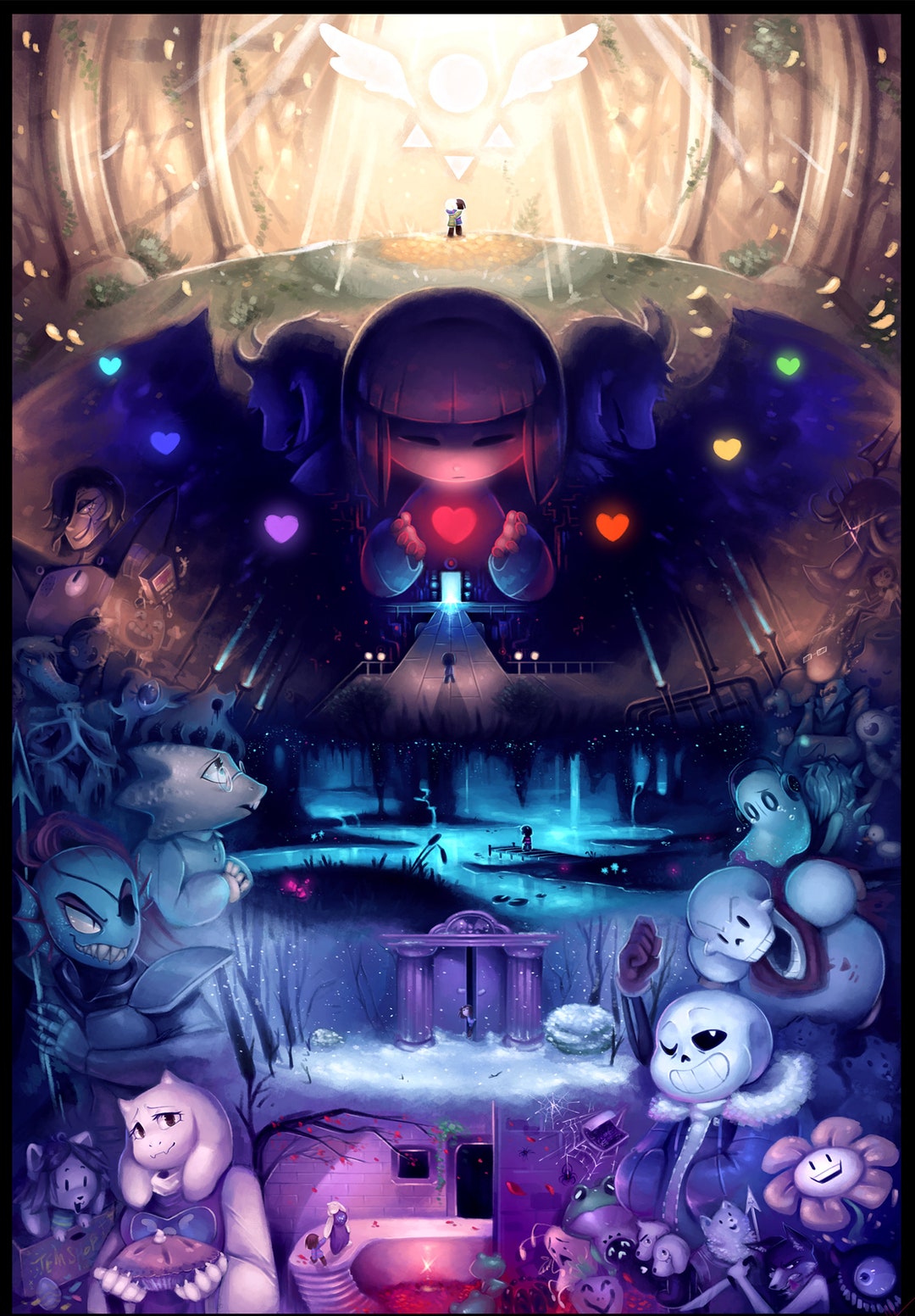 Art Undertale Backgrounds.  Undertale background, Undertale