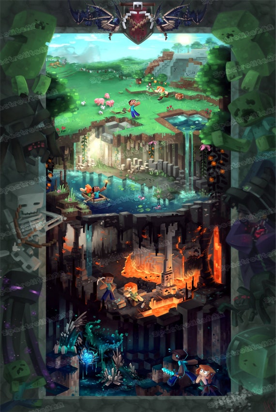 Poster Minecraft - Creeper Nouveau, Wall Art, Gifts & Merchandise