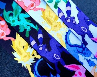 Eeveelutions Lanyard - Black and White