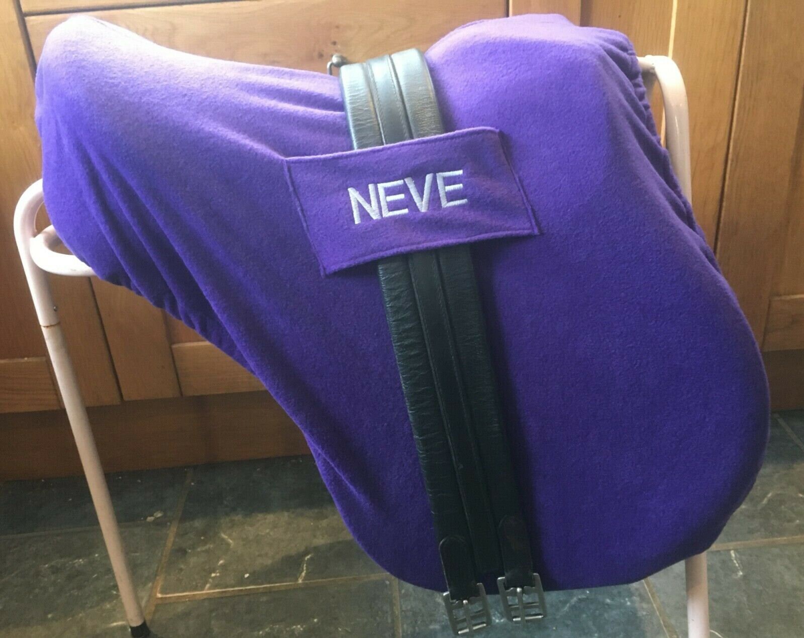 Personalised Embroidered SADDLE COVER Girth Loops GP or Etsy UK