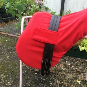 Fleece SADDLE COVER Saddlecover With Girth Holder Loops GP or Dressage