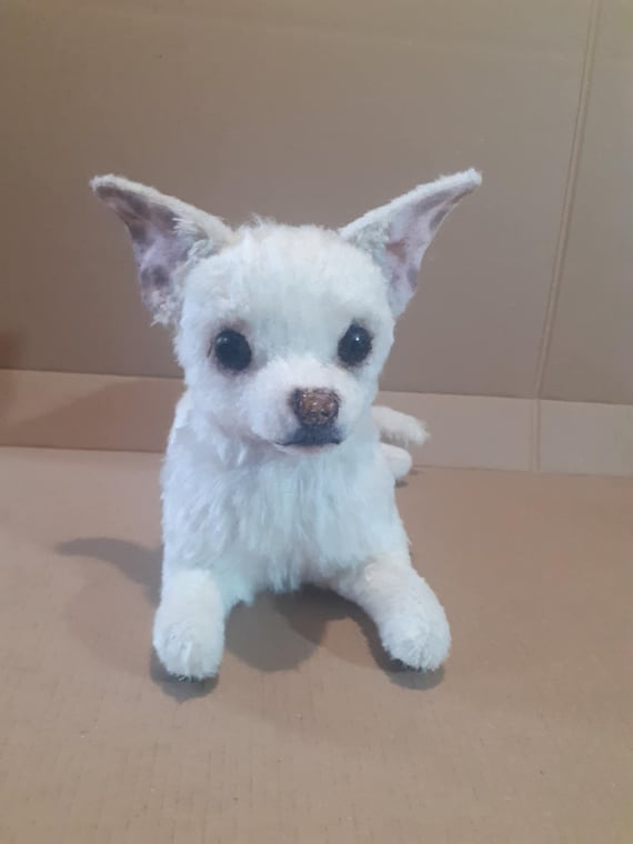 ハンドメイド* ぬいぐるみ*チワワ*白×黒 ハンドメイド* ぬいぐるみ*チワワ*白×黒 【公式通販】