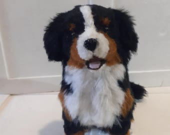 Plush Bernese Mountain dog