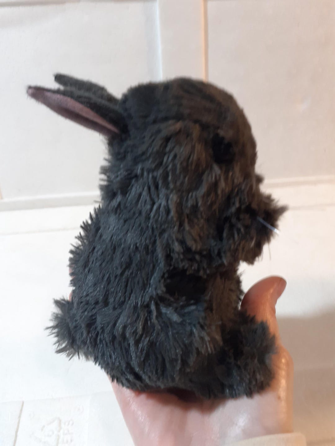 Stuffed Dwark Rabbit Plush Dark Gray оr White Dutch Dwarf Rabbit - Etsy