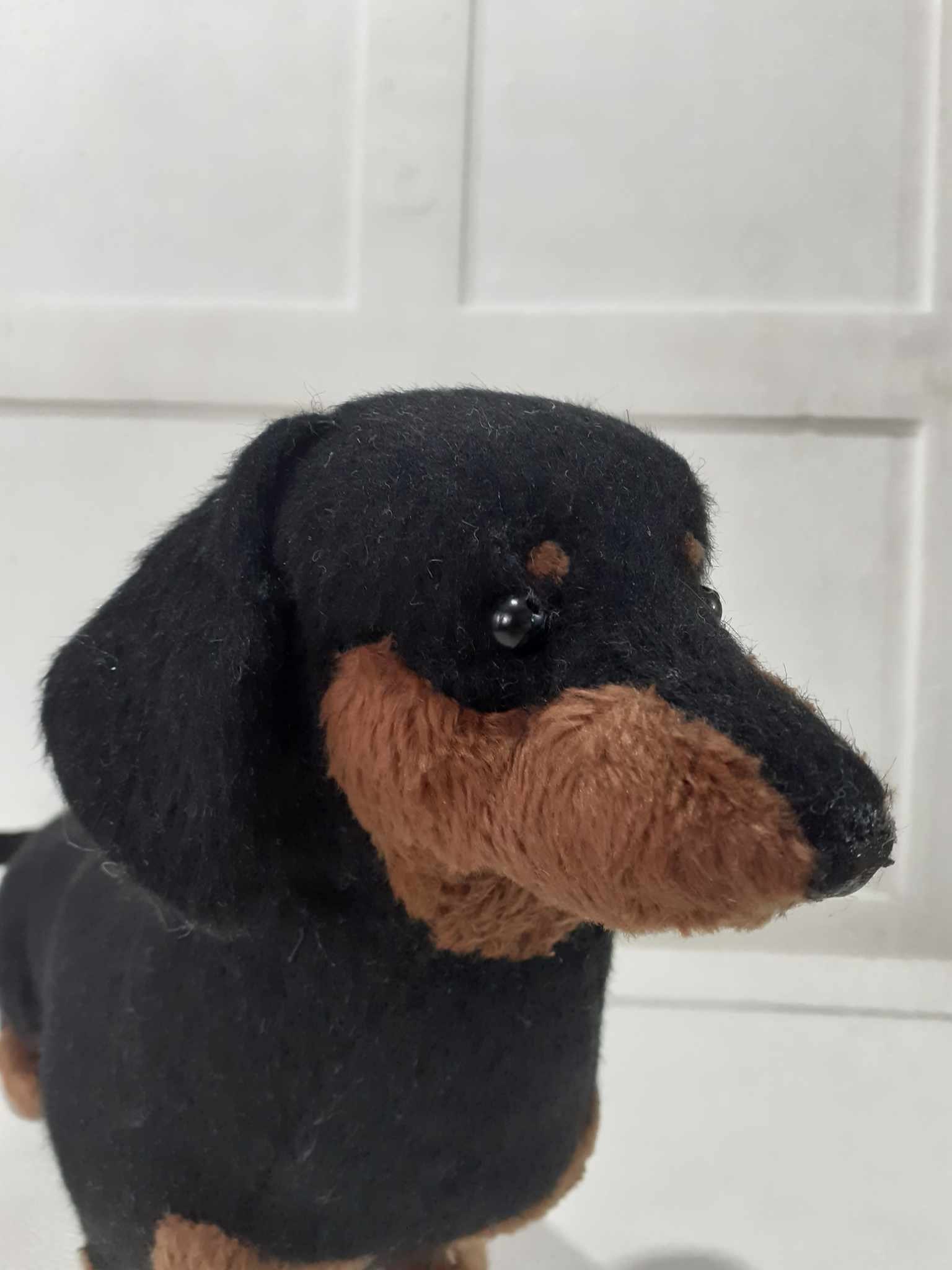 黒と茶色のダックスフンドのぬいぐるみ - Etsy 日本