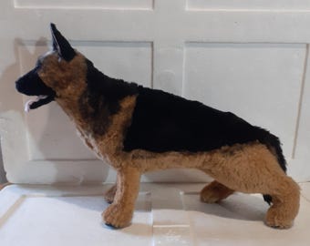 plush dog  pet portrait sculpture Germen Shepherd