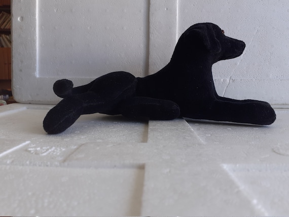 Plush Dog Black Labrador Etsy