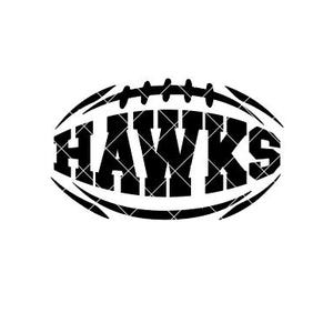 Hawks Football - SVG/DXF/PNG file for cutting machines and sublimation
