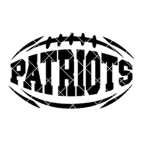 Patriots Football - SVG/DXF/PNG file for cutting machines and sublimation