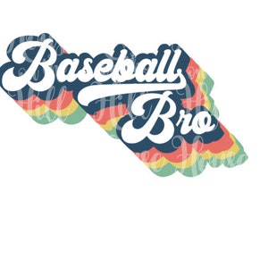 Baseball Bro style années 70 - fichiers pour machines de découpe
