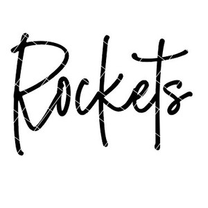 Rockets sports - SVG/DXF/PNG file for cutting machines and sublimation